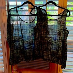 Cabi Paradox top with detachable cami